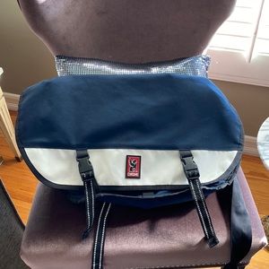 Chrome Navy Messenger Bag 💙